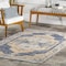 Nuloom Zazie Traditional Machine Washable Indoor/Outdoor Area Rug 4ft x 6ft ECAT03A-406 - alternate 5